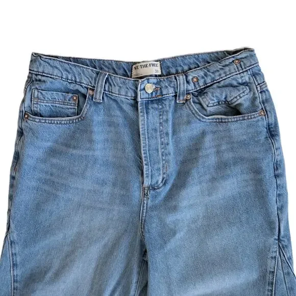 We The Free People Eden High Slouchy Flare Jeans Size 30 High Waist - Picture 9 of 15